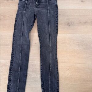Current/Elliott Charcoal Skinny Jeans